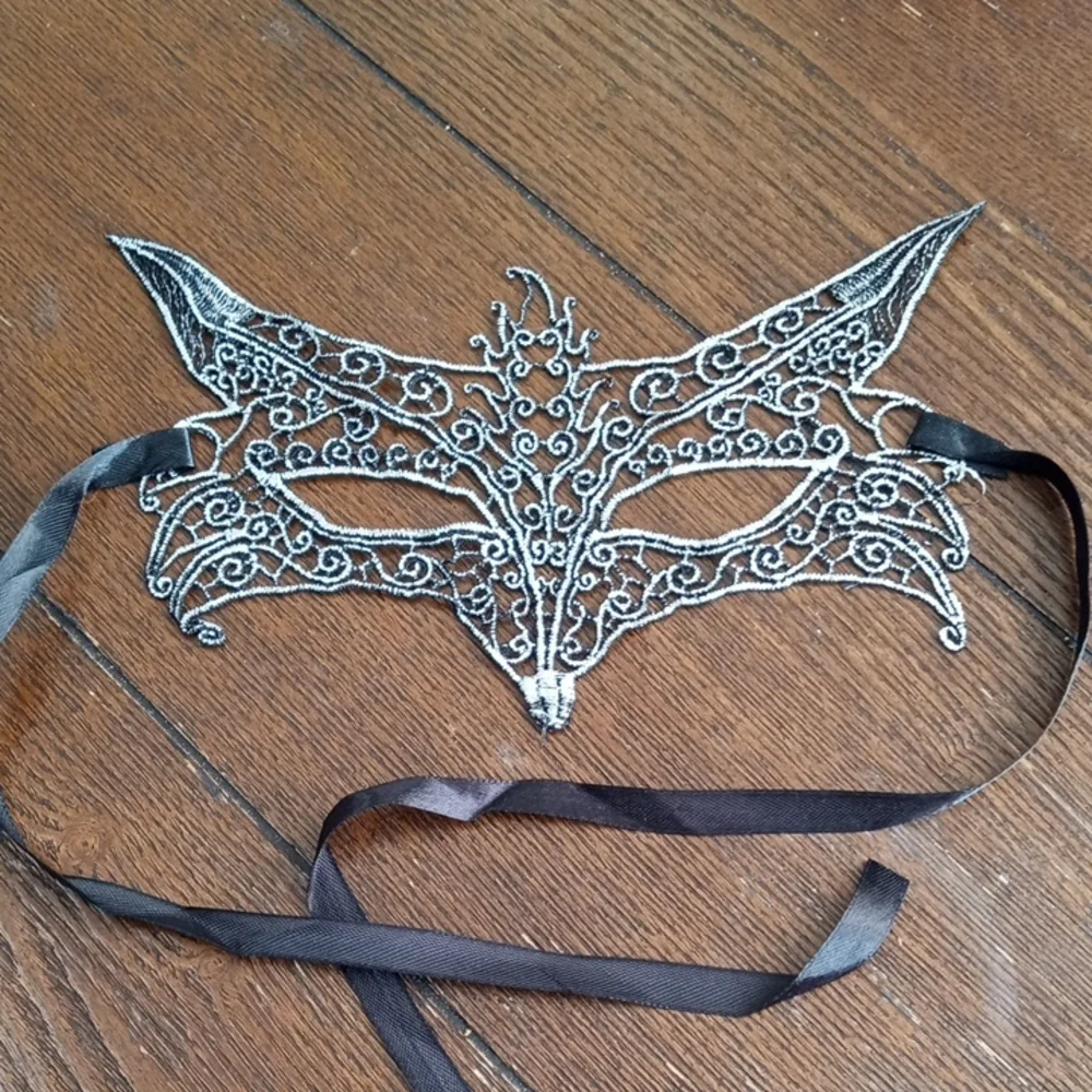 2/$16 Elegant Black Lace Masquerade Mask